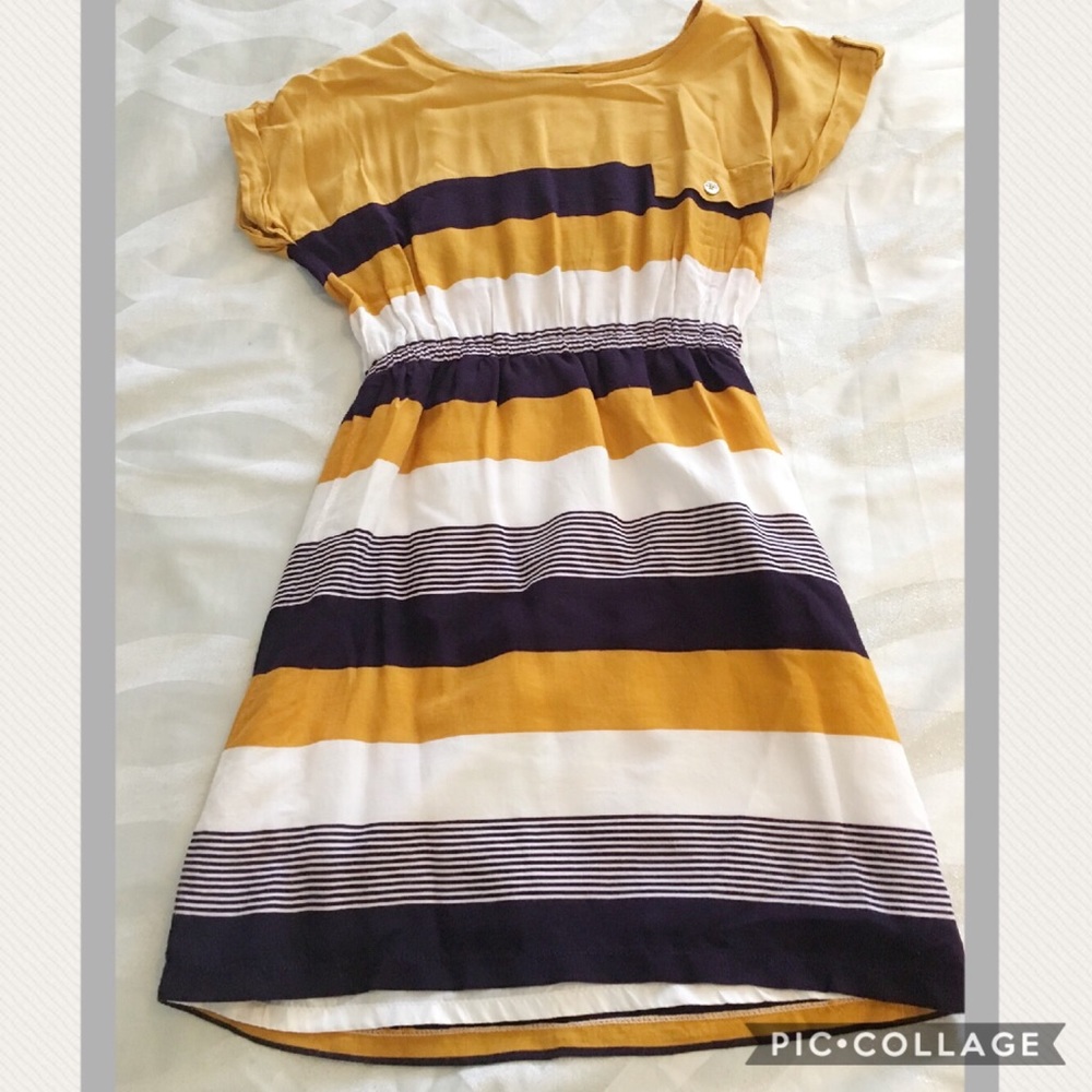 Yellow Striped dress